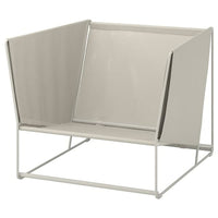 HAVSTEN armchair, outdoor, beige, 98x76x92 cm