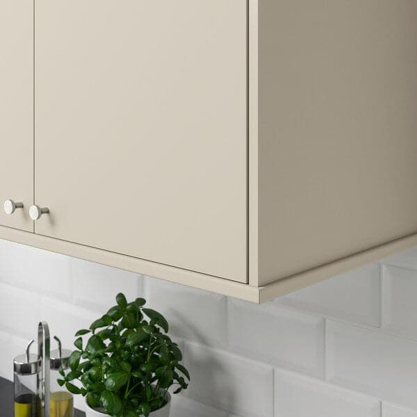 Ikea HAVSTORP - Rounded deco strip/moulding, beige, 221 cm