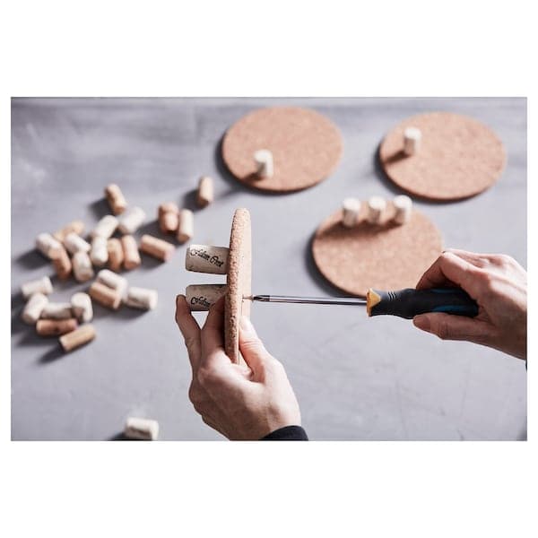 Ikea HEAT - Pot stand, cork, 19 cm