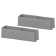 HEJNE end protector, grey, 2 pack