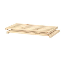 HEJNE shelf, pine, 77x47 cm, 2 pack