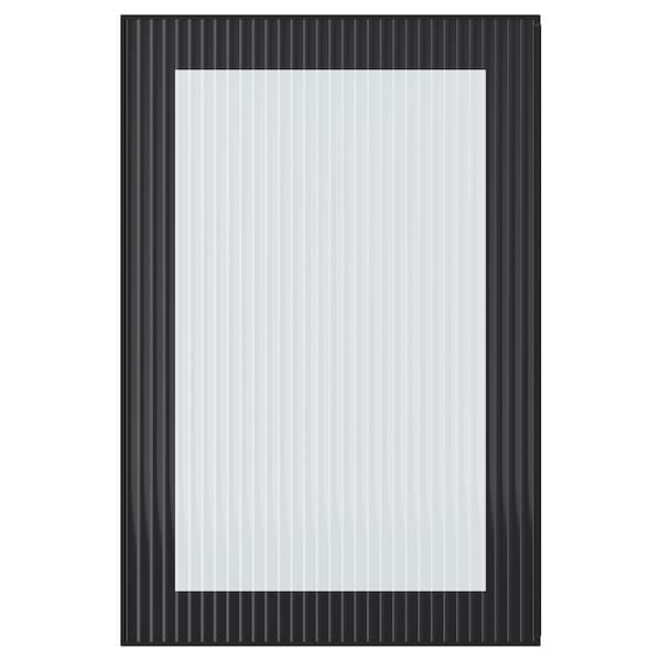 Ikea HEJSTA - Glass door, anthracite/reeded glass, 40x60 cm