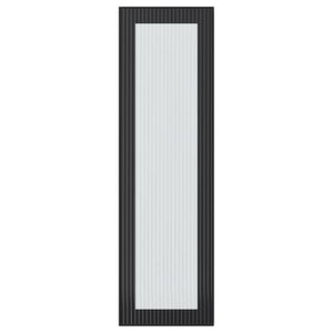 Ikea HEJSTA - Glass door, anthracite/reeded glass, 30x100 cm