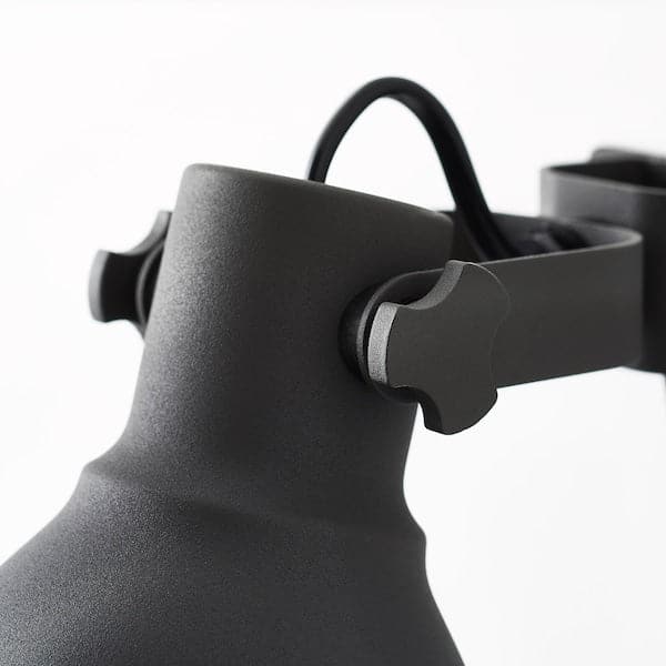 Ikea HEKTAR Wall/Clamp fillet - dark grey ,