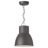 HEKTAR pendant lamp, dark grey, 38 cm