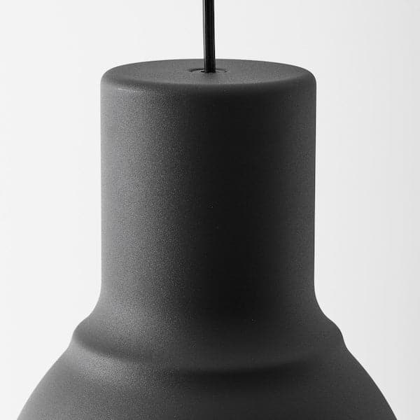 Ikea HEKTAR - Pendant lamp, dark grey, 22 cm