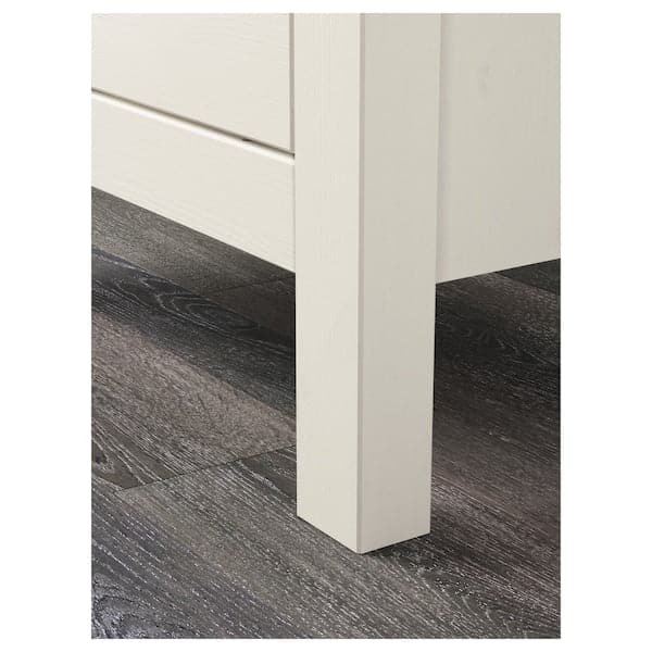 Ikea HEMNES - Chest of 2 drawers, white stain, 54x66 cm