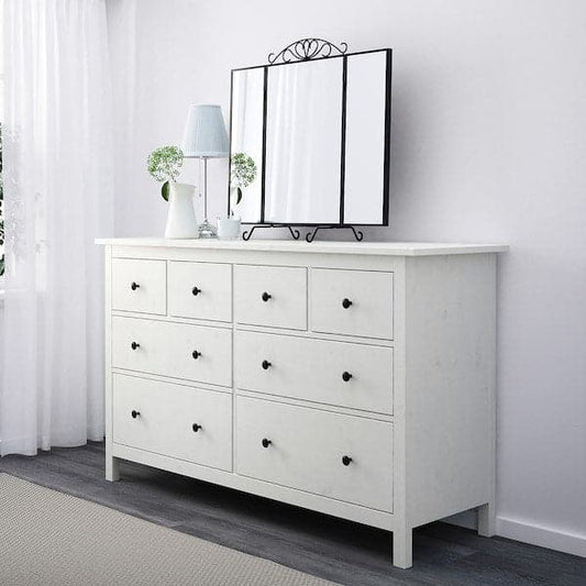 Ikea HEMNES - Chest of 8 drawers, white stain, 160x96 cm