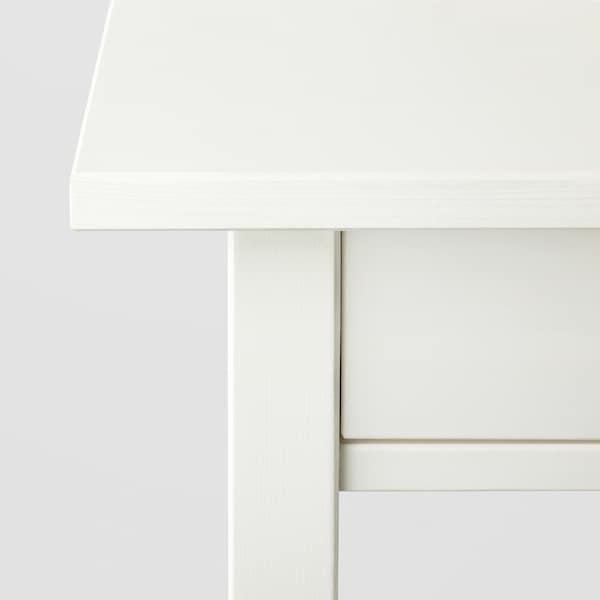 Ikea HEMNES - Bedside table, white stain, 46x35 cm