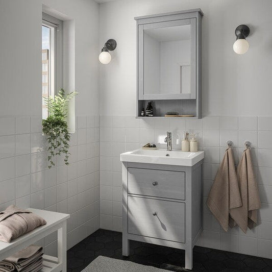 Ikea HEMNES / ORRSJÖN - Washbasin/drawer/misc cabinet, grey,62x49x89 cm
