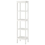 HEMNES shelving unit, white, 42x172 cm