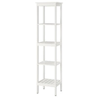 HEMNES shelving unit, white, 42x172 cm