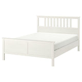 HEMNES bed frame, white stain/Luröy, 140x200 cm