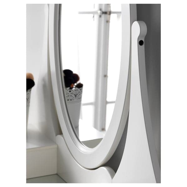 Ikea HEMNES - Dressing table with mirror, white, 100x50 cm