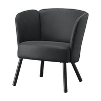 HERRÅKRA armchair, Skulsta black, 71x73x66 cm