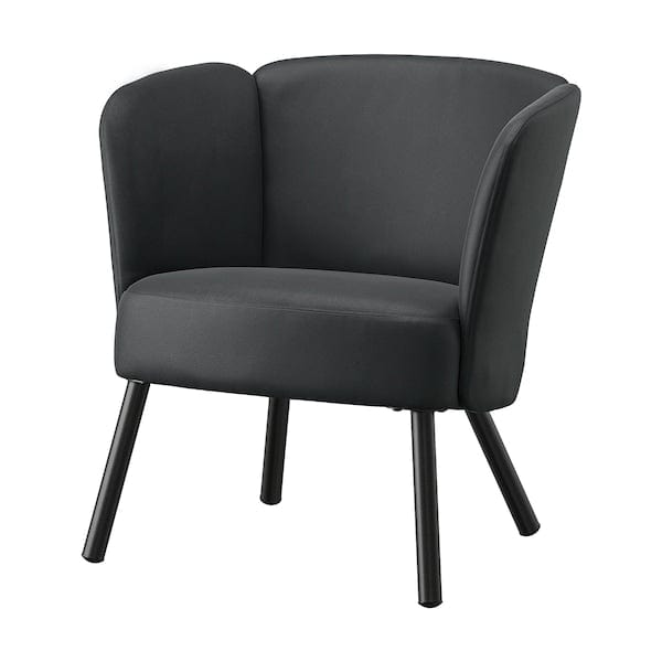 Ikea HERRÅKRA - Armchair, Skulsta black