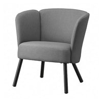 HERRÅKRA armchair, Vissle grey, 71x73x66 cm