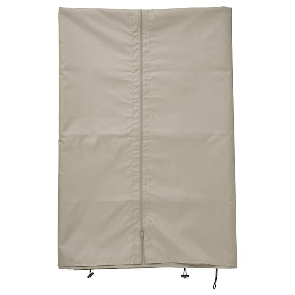 HIMMELSÖ curtain for gazebo, grey-beige