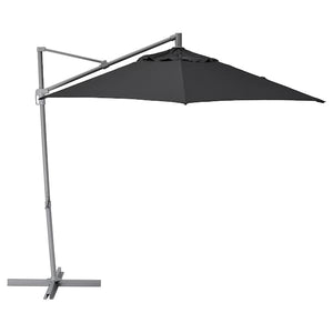 Ikea HISSÖ - Parasol, hanging, anthracite, 300 cm