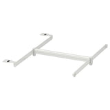 HJÄLPA clth rail+2 susp rail+1pck fitting, adjustable/white, 30-47x55 cm