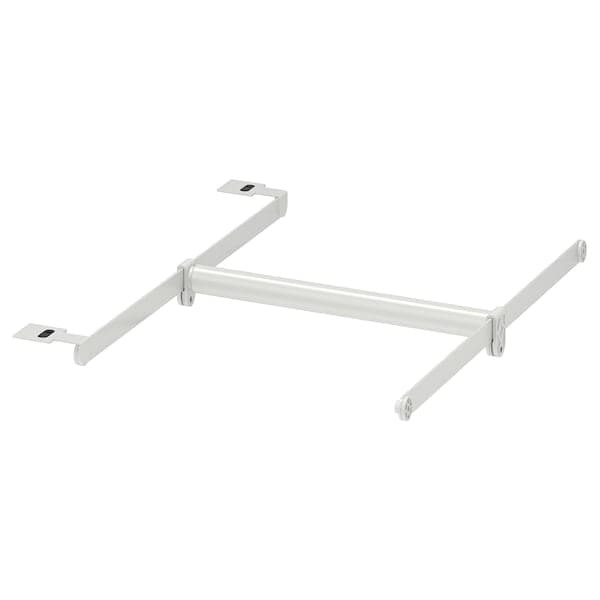 HJÄLPA - Clth rail+2 susp rail+1pck fitting, adjustable/white, 30-47x55 cm - best price from Maltashopper.com 69428820