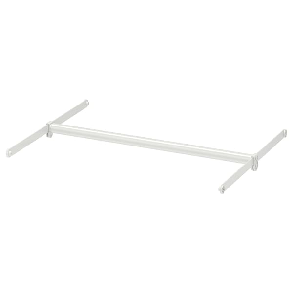Ikea HJÄLPA - Clothes rail + 2 suspension rails, adjustable/white, 60-100x55 cm