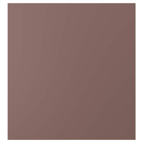HJORTVIKEN door, brown, 60x64 cm