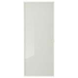 HÖGBO glass door, white, 40x97 cm