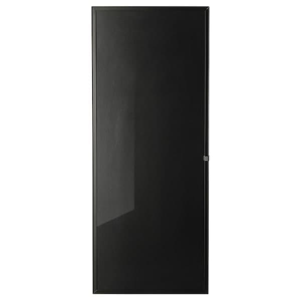 Ikea HÖGBO Glass door, black, 40x97 cm