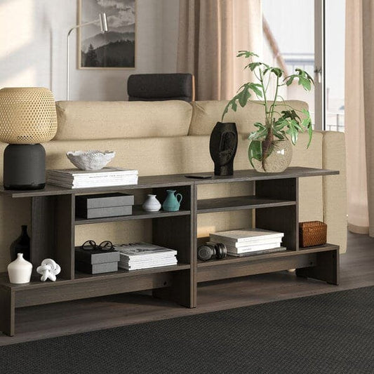 Ikea HOLMERUD - Side table, dark brown, 80x31 cm