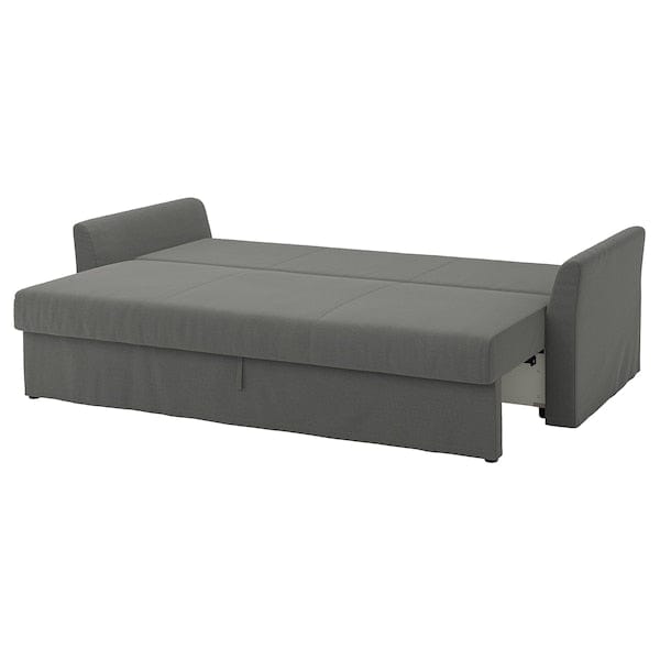 Ikea HOLMSUND - 3-seater sofa bed, Borgunda dark grey