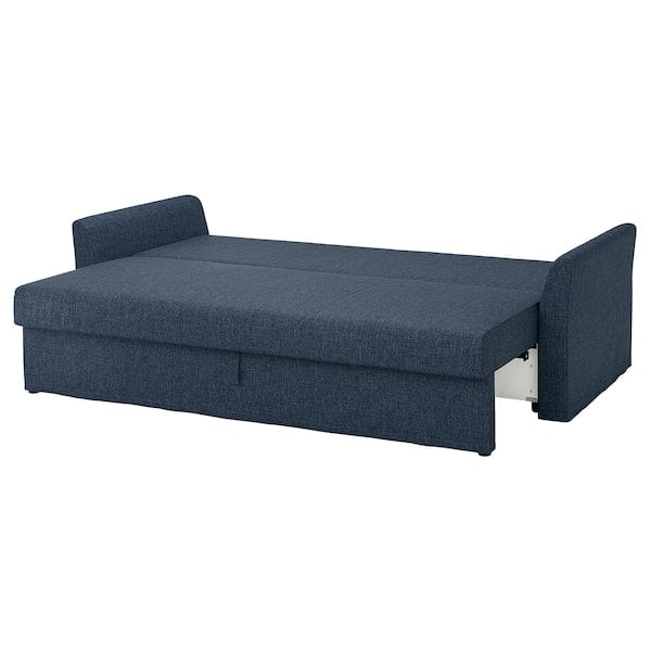 Ikea HOLMSUND - 3-seater sofa bed, Kilanda dark blue