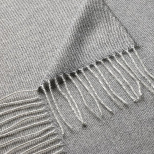 Ikea HOLMVI - Throw, grey, 120x160 cm