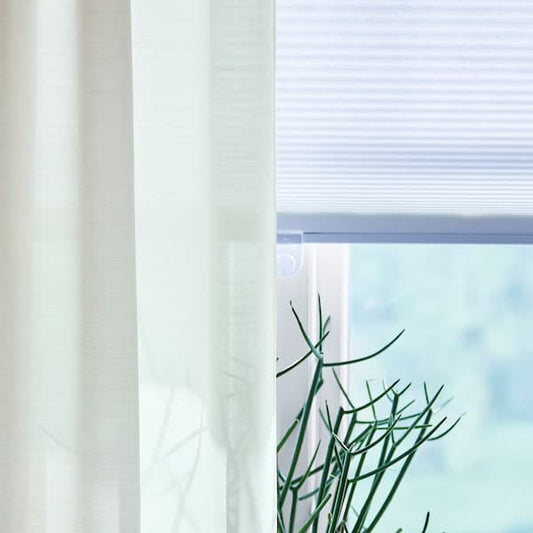 Ikea HOPPVALS - Cellular blind, white, 100x155 cm