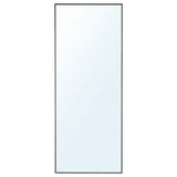 HOVET mirror, black, 78x196 cm
