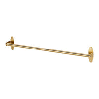 HULTARP rail, polished/brass-colour, 60 cm