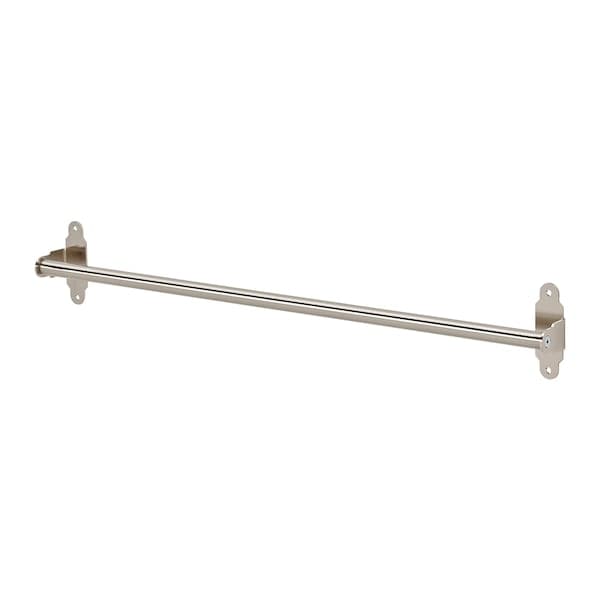 Ikea HULTARP - Rail, nickel-plated, 60 cm