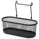 HULTARP container, black/mesh, 31x16 cm