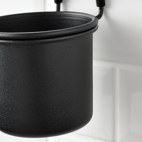 Ikea HULTARP - Container, black, 14x16 cm