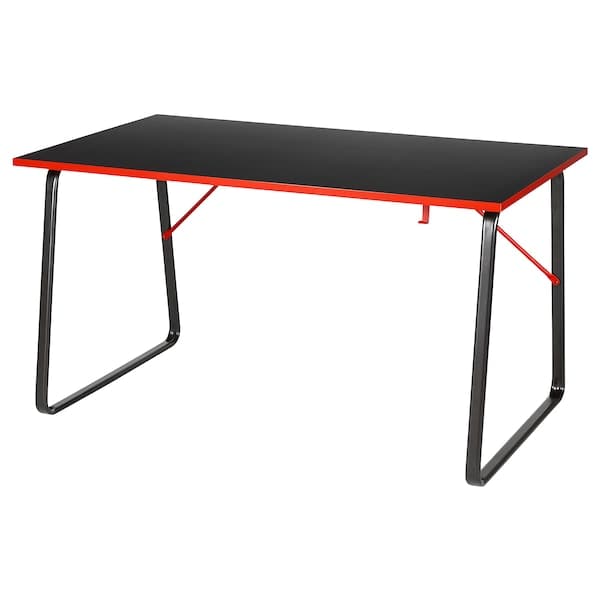 HUVUDSPELARE - Gaming desk, black, 140x80 cm - best price from Maltashopper.com 90539166