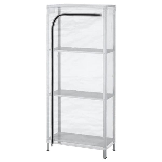 Ikea HYLLIS - Cover, transparent in/outdoor, 60x27x140 cm
