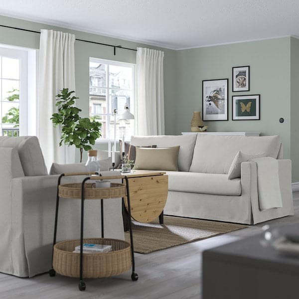 Ikea HYLTARP - 3-seater sofa, Tallmyra white/black ,