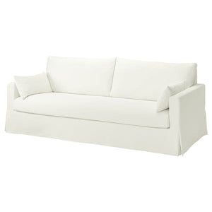 Ikea HYLTARP - 3-seater sofa cover, Hallarp white ,
