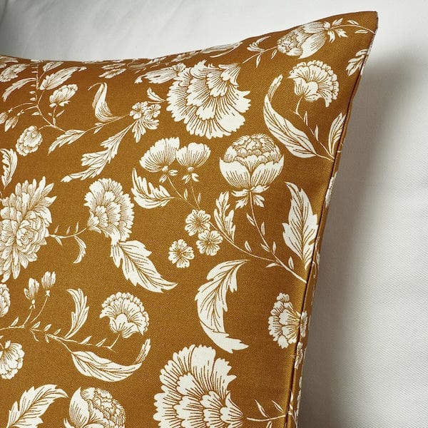 Ikea IDALINNEA - Cushion cover, yellow-brown, 50x50 cm