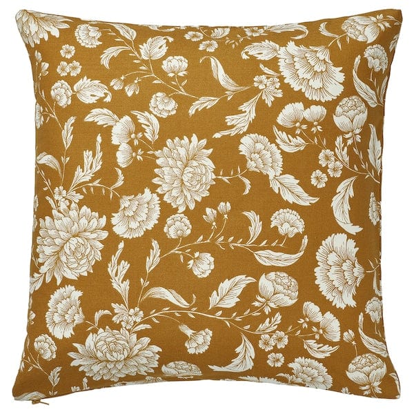 Ikea IDALINNEA - Cushion cover, yellow-brown, 50x50 cm