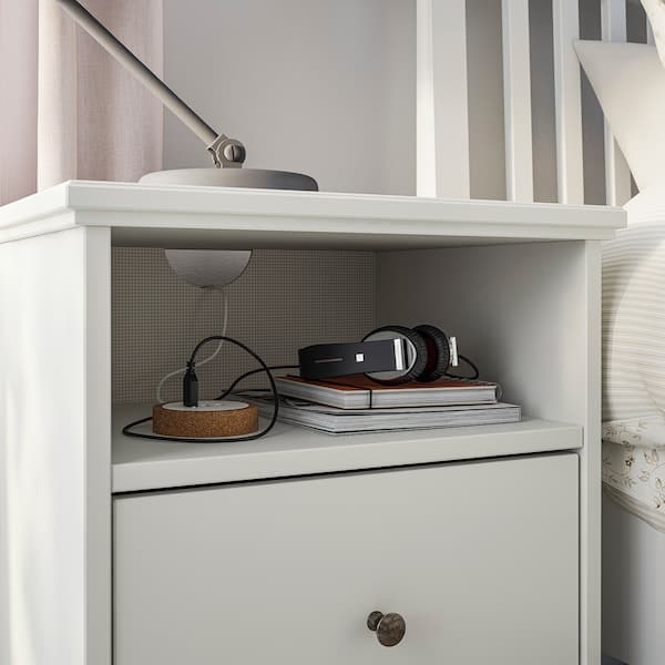 Ikea IDANÄS - Bedside table, white, 47x40 cm