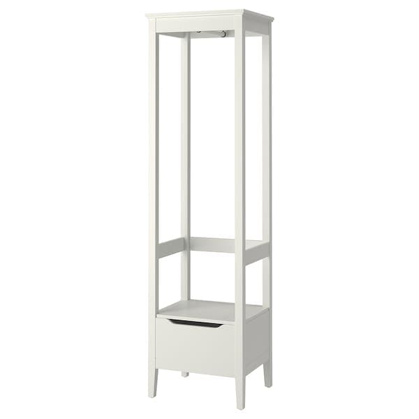 Ikea IDANÄS - Open wardrobe, white, 59x211 cm