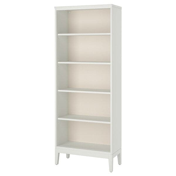 IDANÄS bookcase, Depth: 39 cmDistance between shelves: 35 cmHeight: 211 cmMaximum load/shelf: 20 kgPlinth height: 22 cmShelf depth: 32 cmWidth: 81 cm