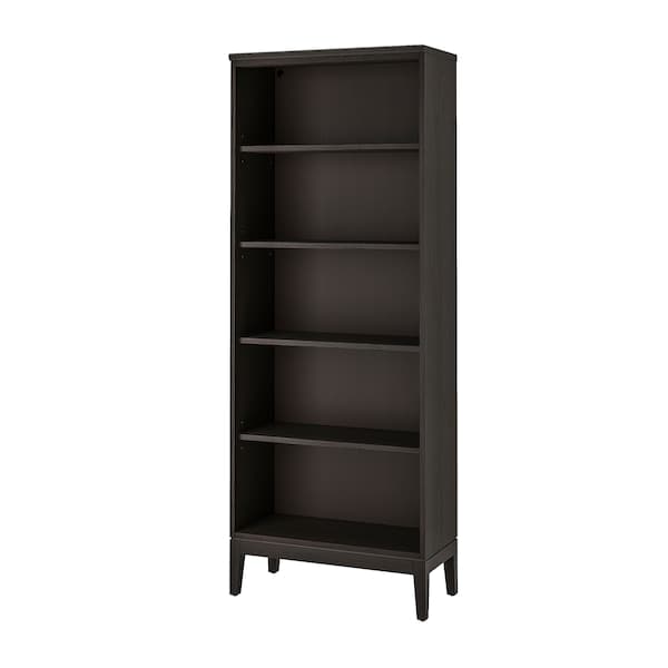 IDANÄS bookcase, dark brown stained, 81x39x211 cm