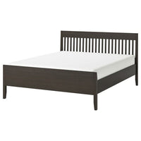 IDANÄS bed frame, dark brown/Luröy, 180x200 cm